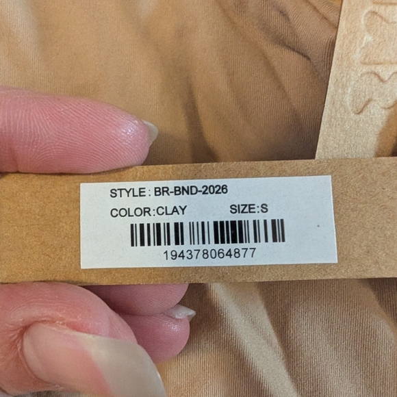 Skims Fits Everybody Bandeau In Clay - Picture 3 of 4